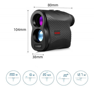 Hand-held Laser Rangefinder Telescope.