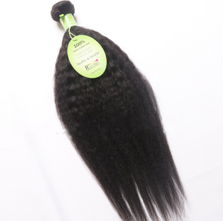 Premium Brazilian Hair Wig - Kinky Yaki Straight - Brazil Is One.