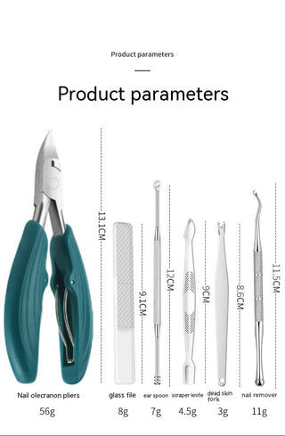 Nail Groove Nail Clippers Pointed Pedicure Pliers