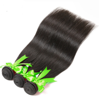 100% Real Hair Straight Wig - Natural Color - Brazil Is One.