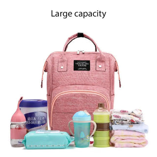 Fashion Travel Mummy Maternity Nappy Bag Large Capacity Nappy Bag Travel Backpack Nursing Bag for Baby Care Women's Fashion Bag