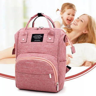 Fashion Travel Mummy Maternity Nappy Bag Large Capacity Nappy Bag Travel Backpack Nursing Bag for Baby Care Women's Fashion Bag