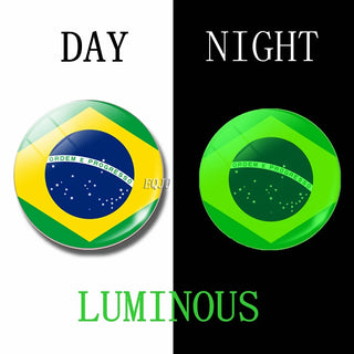 Luminous South America Flag Fridge Magnets - Memento of Your Visit To Brazil, Brazil Is One.