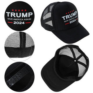 Trump 2024 US Flag Baseball Cap Trump Cotton Sunscreen Hats Adjustable Camo Trump Supporters Cap Trump Supporters Hat