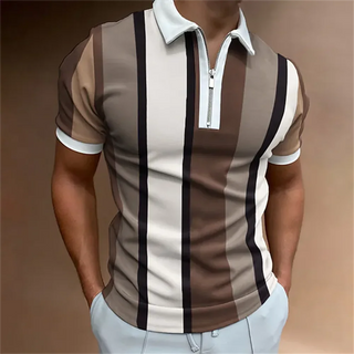 Men's Striped Polo Shirt Summer Collection - Look Stylish This Summer.