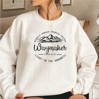 Waymaker Bible Verse Crewneck Sweatshirt - Evangelize.