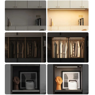 Motion Sensor Cabinet Light 3 Color Options USB Rechargeable - Protect Your Vision.