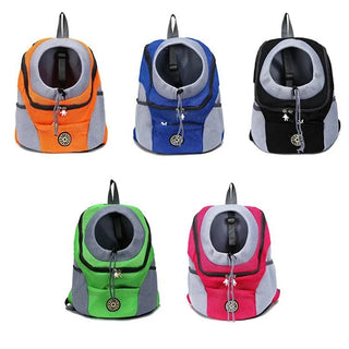 Pet Dog Travel Backpack Portable Outdoor Breathable Mesh Cat Puppy Double Shoulder Carrier Bag for Small Large Dogs Pet Supplies