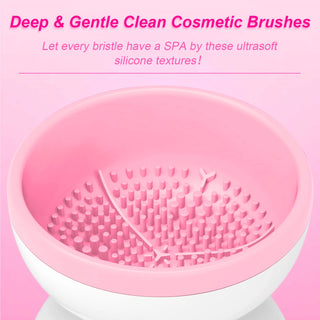 Electric Makeup Brush Cleaner Machine, Silicone Brush Cleaner Machine Beauty Blender Cleanser For Beauty Makeup Brushes