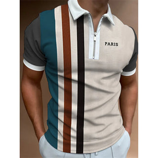 Men's Striped Polo Shirt Summer Collection - Look Stylish This Summer.