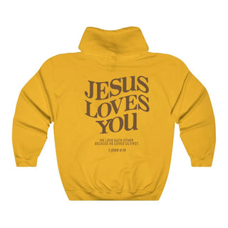 Jesus Loves You Christian Hoodie - Evangelize Without Speaking.