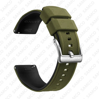 Premium Silicone Watch Band Quick Release Rubber Watch Strap 18mm 20mm 22mm Watch Strap Watch Replacement Watchband