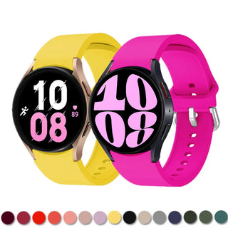 Strap For Samsung Galaxy Watch 6 5 4 44mm 40mm/5 Pro 45mm wristband 20mm Silicone Bracelet Galaxy Watch 6 classic 43mm 47mm Band