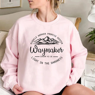 Waymaker Bible Verse Crewneck Sweatshirt - Evangelize.