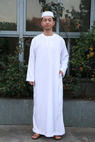 Men's Islamic Abaya Kaftan - Remain Proud of Your Faith.