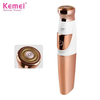 KEMEI Women's Shaving Machine KM-577 Bikini Line Portable Mini Shaving Machine Dry Battery