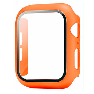 Glass+Cover For Apple Watch case 9 8 7 6 SE 5 iWatch Accessorie Screen Protector Apple watch serie 44mm 40mm 41mm 45mm 42mm 38mm