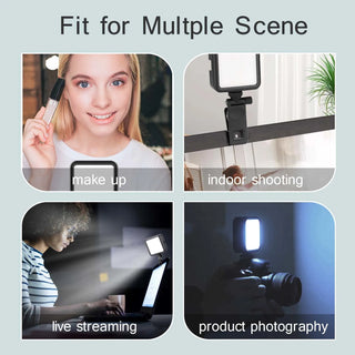 Portable LED Clip Video Light - Protect Your Vision.