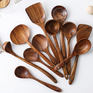 Cooking Set - Black Walnut.