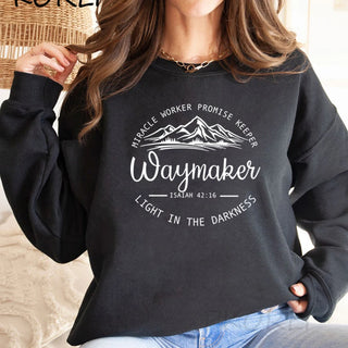 Waymaker Bible Verse Crewneck Sweatshirt - Evangelize.