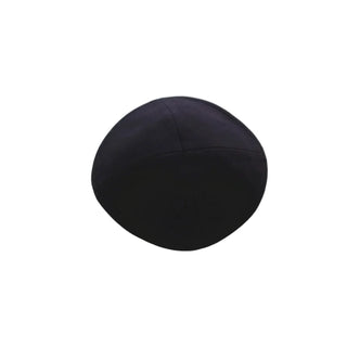 Black Kippah Jewish Solid High Quality beanie hat 16cm Kipot Kippot Jewish Cap