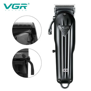 VGR V-282 Hair Cutting Machine Professional Electric Trimmer Rechargeable Barber Hair Clipper Cordless for Men