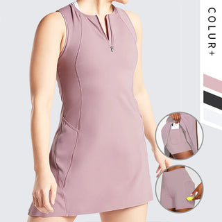 Sean Tsing Woman Tennis Dress Set - Look Professional Playing.