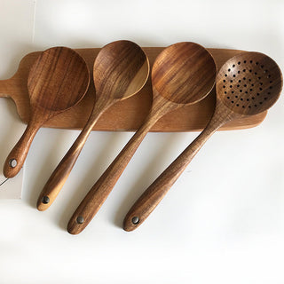 Cooking Set - Black Walnut.