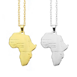 African Map Pendant Necklace - Fashion Statement! - Africa Is Home.