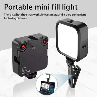 Portable LED Clip Video Light - Protect Your Vision.